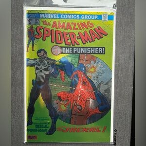 The Amazing Spider-Man #129 foil facsimile